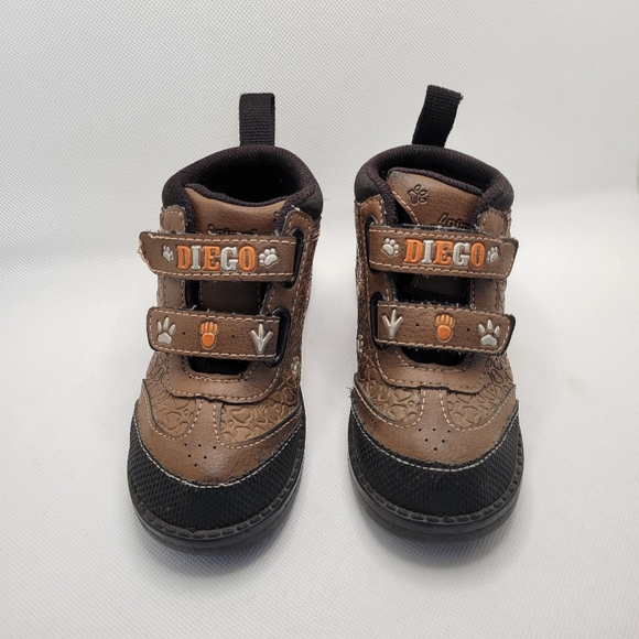 Go Diego Go Toddler Boys size 9 Ankle Boots Hiking Shoes - Picture 2 of 7